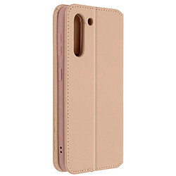 Avizar Housse Galaxy S21 Plus Étui Folio Portefeuille Fonction Support rose champagne