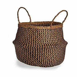 Gift Decor Panier décoratif Marron Noir Joncs 8 L 36 x 30 x 36 cm (8 Unités)