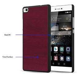 Acheter Cadorabo Coque Huawei P8 Etui en Rouge