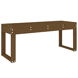 Acheter vidaXL Banc de jardin marron miel 110x38x45 cm bois de pin massif