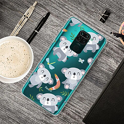 Coque en TPU impression de motifs koala pour votre Xiaomi Redmi Note 9