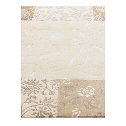 Vidal Tapis de laine 244x178 beige Darya pas cher