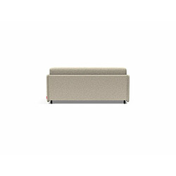 Avis Inside 75 Canape design EIVOR spring convertible lit 195*140cm tissu bouclé beige