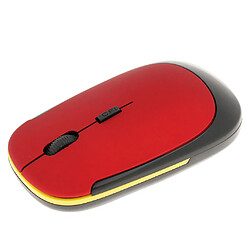 Souris De Souris Ultra-mince Usb Mini 2.4G Sans Fil Optique 1600 Dpi Pour Le Rouge Pc pas cher