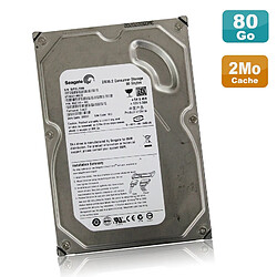 Seagate Technology Disque Dur 80Go SATA 3.5" Seagate Barracuda 7200.2 ST3802110SCE 7200RPM 2Mo - Occasion