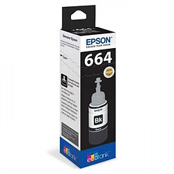 Cartouche d'Encre - Imprimante Bouteille d'encre Epson Ecotank T6641 - 70ml Noir (C13T664140)