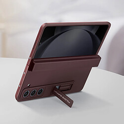 Avis Avizar Coque pour Samsung Galaxy Z Fold 5 Béquille Porte stylet magnétique Lie de vin