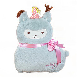 Universal Poupée à poils longs Miss Alpaca de 40 cm Poupée d'animal mignonne Oreiller bébé en peluche douce Cadeau partenaire de sommeil Décoration de la maison | Oreiller de luxe.