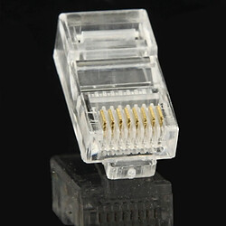 Avis Wewoo Connecteur modulaire 100 PCS RJ45, or: 3u