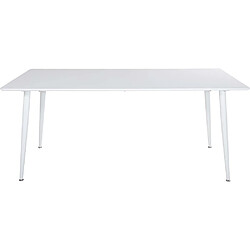 Acheter Venture Home Table de repas en MDF Polar 180 x 90 cm Blanc.