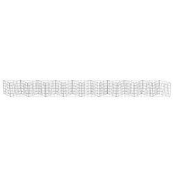 Acheter vidaXL Mur de gabion Acier galvanisé 630x30x50 cm