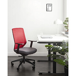 Beliani Chaise de bureau Rouge VIRTUOSO