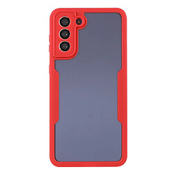 Coque en TPU + acrylique détachable 2-en-1 rouge pour votre Samsung Galaxy S21 5G/S30 5G