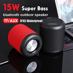 Universal Mini haut-parleur Bluetooth Haut-parleur IPX6 haut-parleur portable sans fil Subwoofer avec son surround à 360 degrés, assistant vocal | Haut-pareilleur portable (noir) pas cher