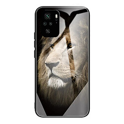 Coque en TPU anti-rayures motif Lion pour votre Xiaomi Redmi Note 10 4G