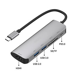 Avis Eko Hub 6en1 USB-C - Gris