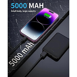 SANAG Mini Batterie Externe, Powerbank 5000Mah Batterie 2 Ports Usb Sortie (5V 2.0A) Portable Ultra Chargeur.\U2026