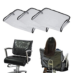 3x Couverture Arrière Transparente Pour Chaise De Salon De Beauté Spa Chaise De Coiffeur PVC étanche