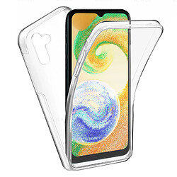 Visiodirect Coque 360 degré pour Samsung Galaxy A04S 4G 6.5" integrale transparente Avant et arrièrs - Antichoc