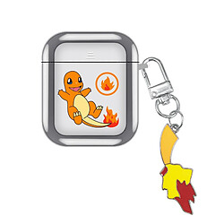 GUPBOO Airpods Coque Housse Étui Protecteur Compatible pour AirPods Pro-Dessin animé mignon petit dragon de feu