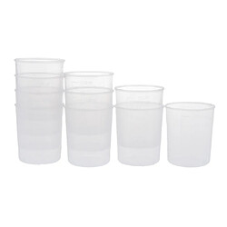 100ml Tasses de mélange de résine plastique