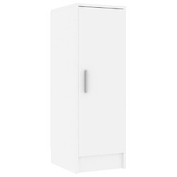 Acheter vidaXL Armoire à chaussures Blanc 32x35x92 cm Aggloméré