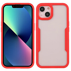 Coque en TPU + acrylique détachable 2-en-1 rouge pour votre iPhone 13 mini 5.4 pouces