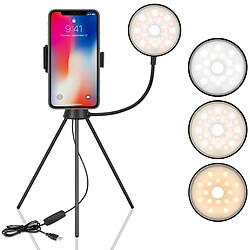 Yonis Ring Light LED Réglable Avec Trépied