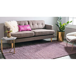 Hadorn Tapis shaggy 185x185 Violet Luzern