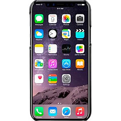 DBRAMANTE1928 Coque pour iPhone X/XS Rigide en Cuir avec Porte-cartes Noir