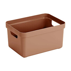 Sunware Boite de rangement Sigma Home Box 13 L terracotta.