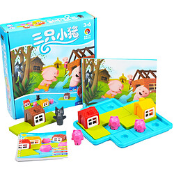 Acheter Universal Adorable trois petits cochons cachés à la recherche d'un jeu de puzzle jouet pour les enfants cerveau prémonitoire jouet & 124 ; puzzle