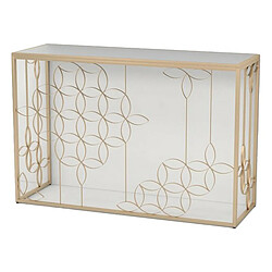 Console DKD Home Decor Miroir Doré Métal (120 x 40 x 80 cm)