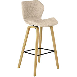 Non Tabouret de bar Austin tissu