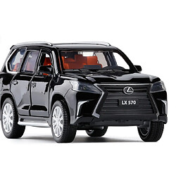 Universal Lexus LX570 en alliage moulé sous pression modèle de voiture collection garçon cadeau d'anniversaire voiture jouet enfant | Voiture jouet moulé sous pression (noir)