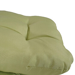 Mendler 2x coussin Dublin, coussins de chaise, 43x41x3cm ~ vert clair