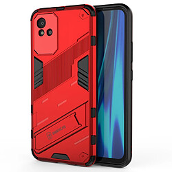 Coque en TPU anti-chocs avec béquille, rouge pour votre Realme Narzo 50i