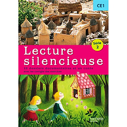 Lecture silencieuse CE1 série 2 : 16 dossiers documentaires et un conte : avec les corrigés des exercices