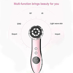 Avis Chrono Instrument de beauté multifonctionnel pour le rajeunissement de la peau Instrument de massage du visage Machine de levage du visage Outil de soins de la peau Instrument de raffermissement de la peau anti-âge rechargeable(Blanc)