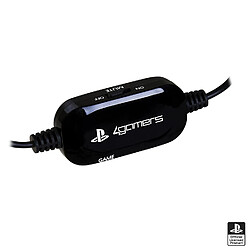 Acheter Casque audio gaming 4gamers PRO 4-10 Licence officielle Playstation PS4 - Noir