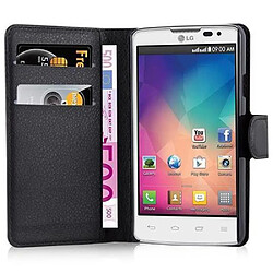 Cadorabo Coque LG L60 Etui en Noir