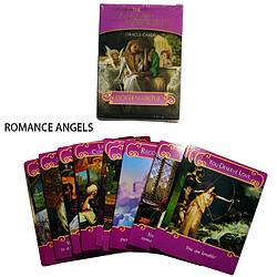 Acheter Universal Cartes Fortunes Mystérieuses Jeux de Tarot Divination Destin Licorne Cartes | Jeux de Cartes(Vin rouge)