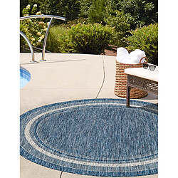 Avis Hadorn Tapis d'Extérieur - 122x122 - Bleu - Tulum