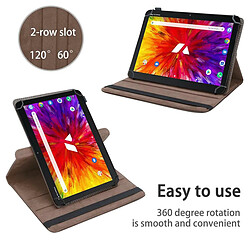 Cadorabo Coque Acepad A121 (10.1 Zoll) Etui en Marron