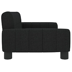 Avis vidaXL Canapé pour enfants noir 70x45x30 cm tissu