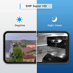 REOLINK Caméra de Surveillance Extérieure 5MP PoE Dôme avec Détection Personne/Véhicule, RLC-520A Caméra IP avec Etanche IP66, Time Lapse, Vision Nocturne IR