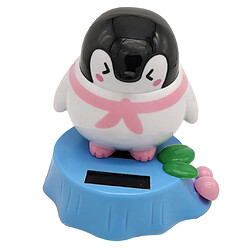 Mignon Solaire Propulsé Dansante Pingouin Figure Bobble Jouet Home Desk Decor E pas cher