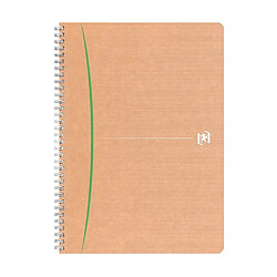 Cahier recyclé spirale Oxford Touareg A4 21 x 29,7 cm petits carreaux 100 pages - Lot de 5 pas cher