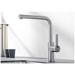 Mitigeur évier monocommande inox brossé - 523122 - BLANCO