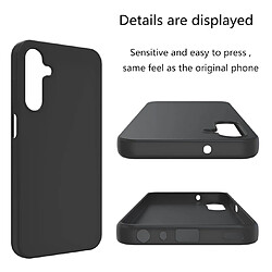 Htdmobiles Coque pour Samsung Galaxy A05s - housse etui silicone gel fine + verre trempe - NOIR